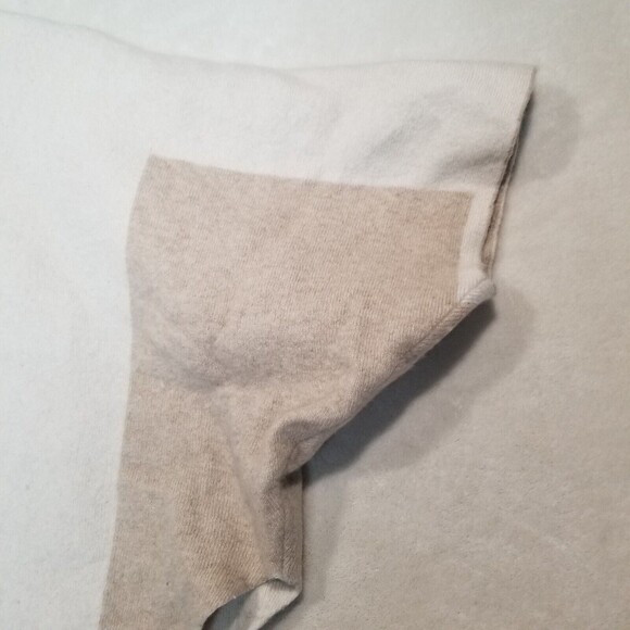 Note di Anita One Size Made in Italy Wool Cashmere Blend Poncho Brown Ivory - Picture 4 of 9